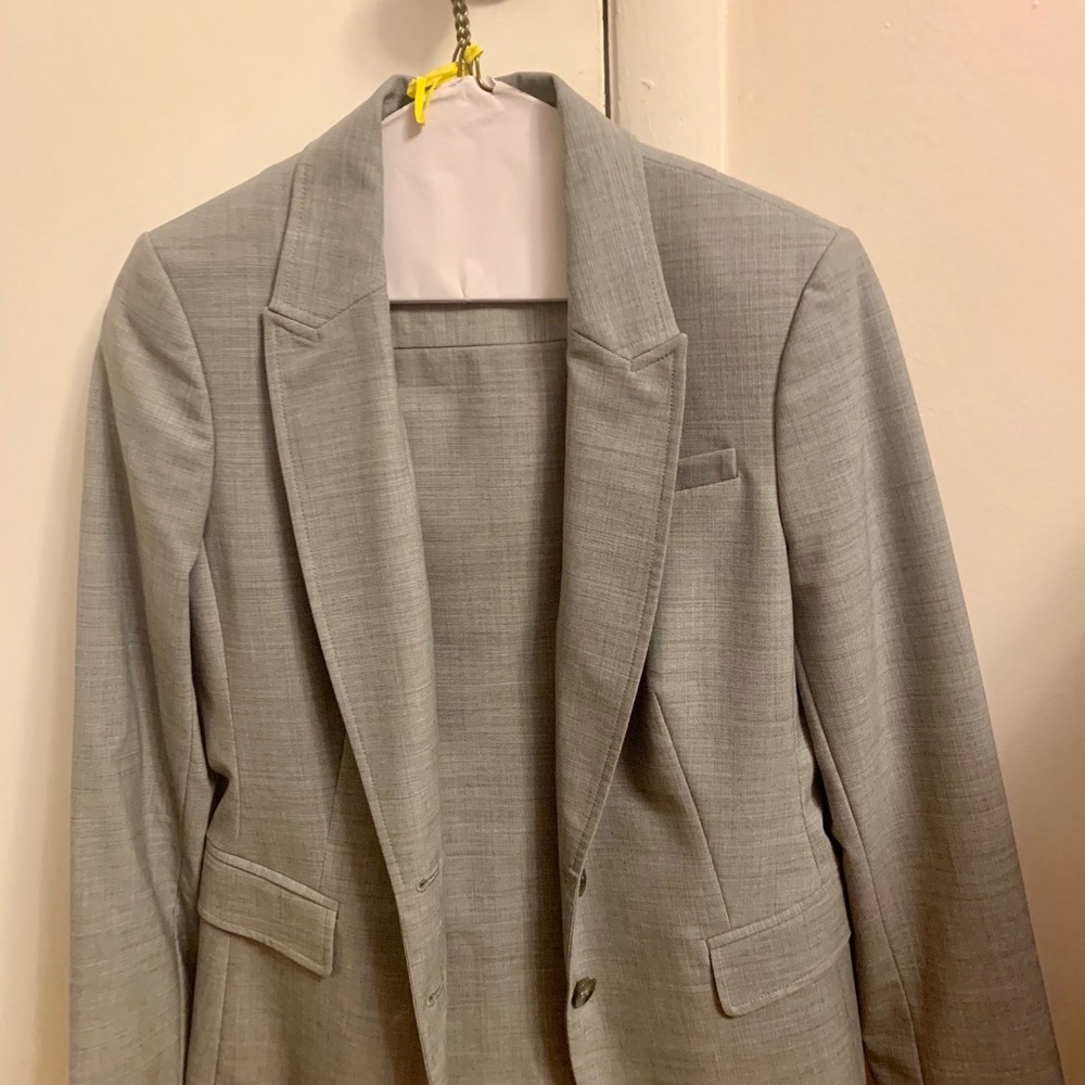 Banana Republic grey suit